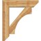 Ekena Millwork Westlake Slat Rough Sawn Bracket w/ Offset Brace, Western Red Cedar, 8"W x 32"D x 36"H BKT0806X32X36WTL06RWR - alternate 3